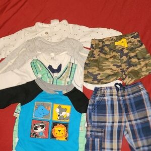 Baby Clothing Set with Camo and Plaid